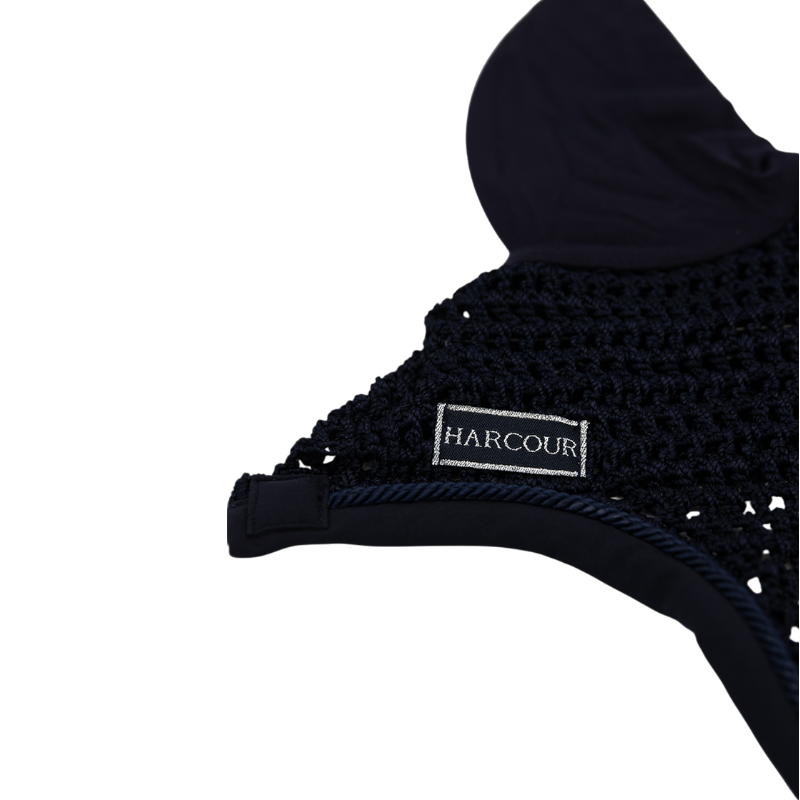 Harcour - Bonnet pour chevaux Comete marine