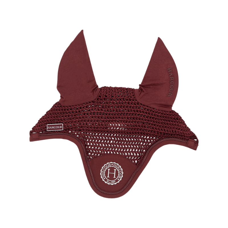 Harcour - Bonnet pour chevaux Comete vigne