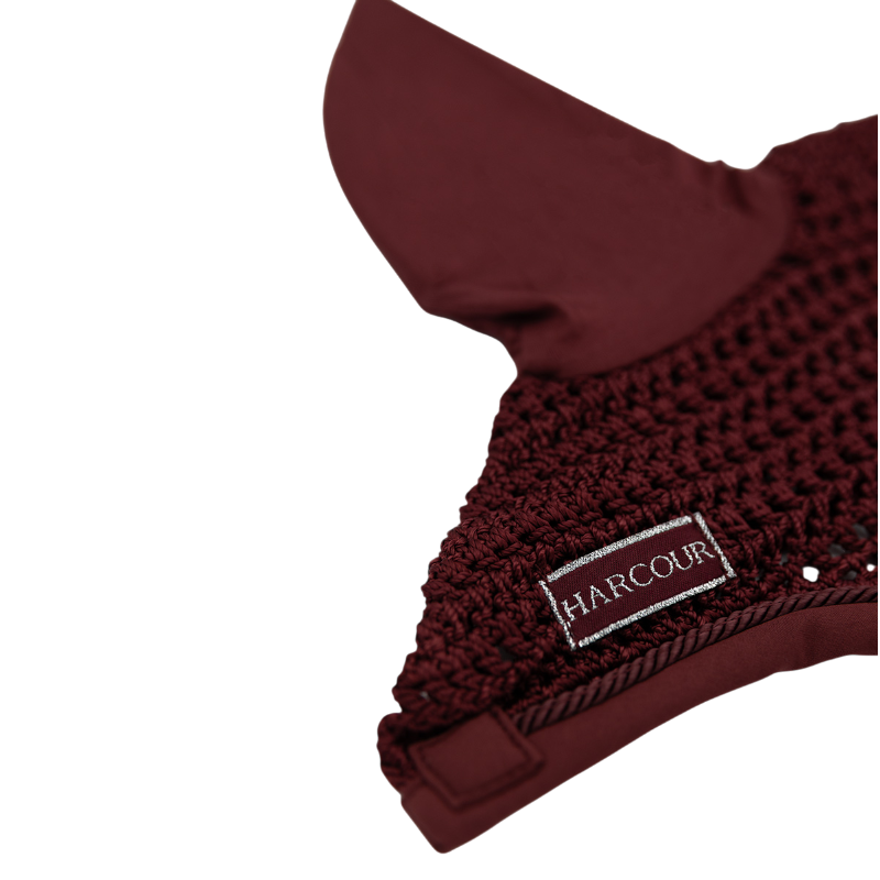 Harcour - Bonnet pour chevaux Comete vigne