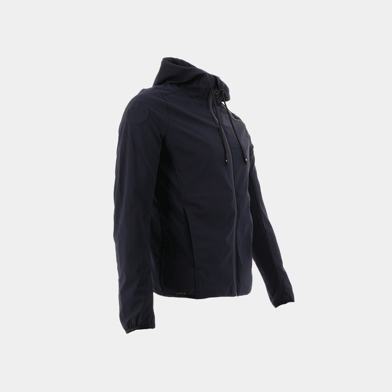 Cavalleria Toscana - Veste softshell à capuche homme marine | - Ohlala