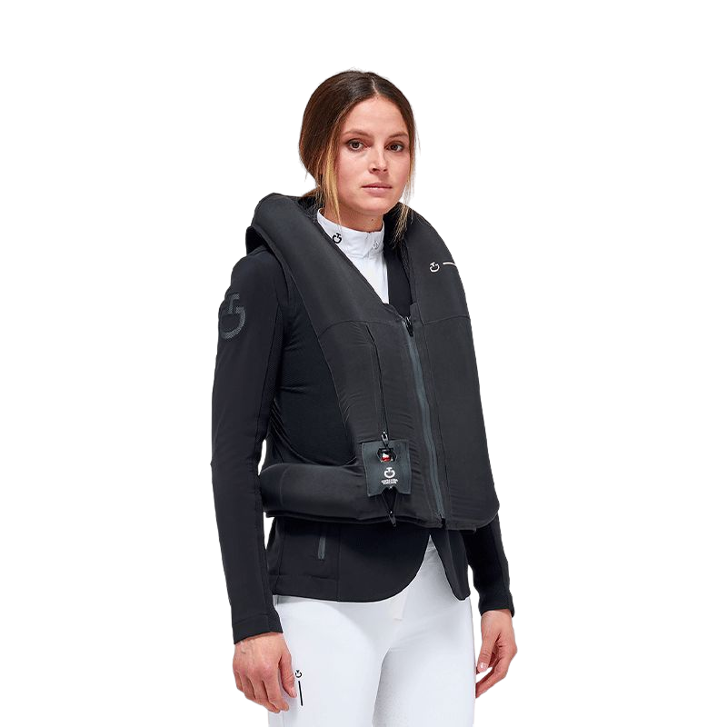 Cavalleria Toscana - Gilet Airbag CT noir | - Ohlala