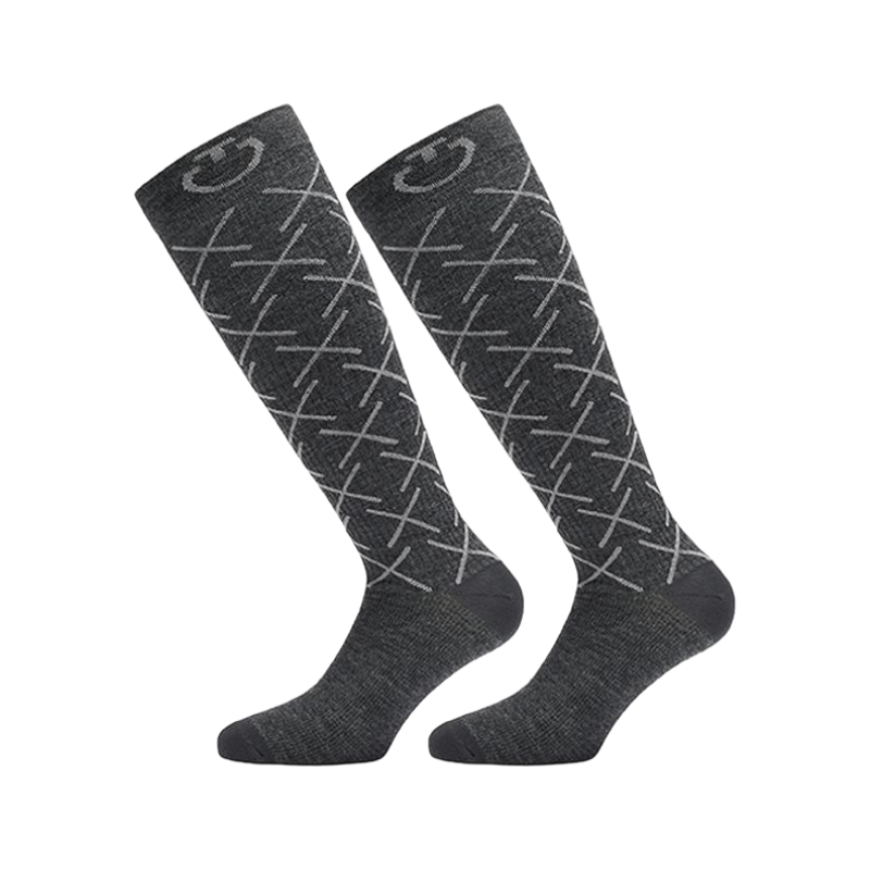 Cavalleria Toscana - Chaussettes laine gris | - Ohlala