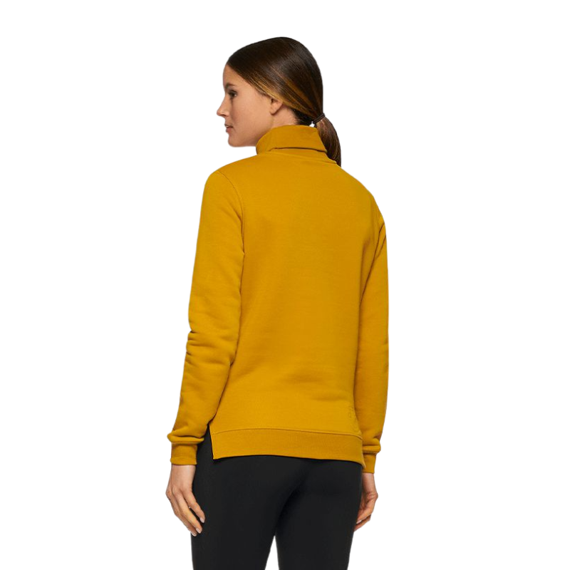 Cavalleria Toscana - Sweat col montant femme yellow ocre | - Ohlala