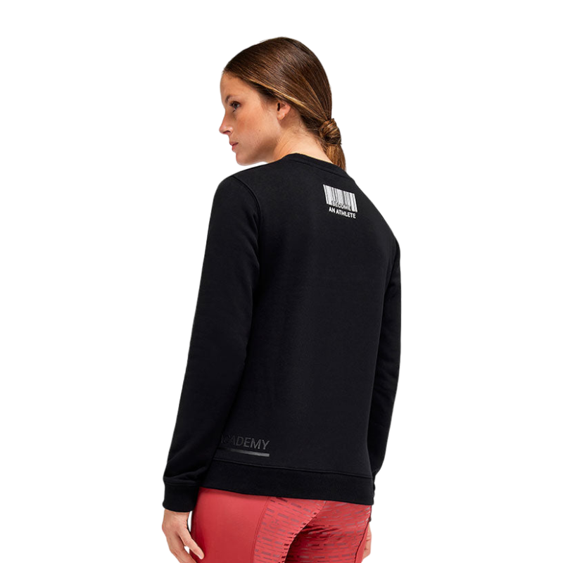 Cavalleria Toscana - Sweat col rond femme CT Academy noir | - Ohlala