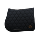 Cavalleria Toscana - Tapis de selle New Circular Quilted Jersey noir/ cuivre | - Ohlala