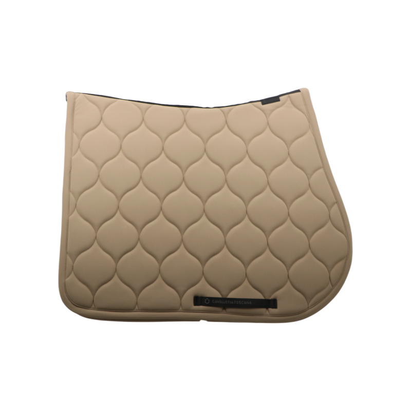 Cavalleria Toscana - Tapis de selle New Circular Quilted Jersey noisette | - Ohlala