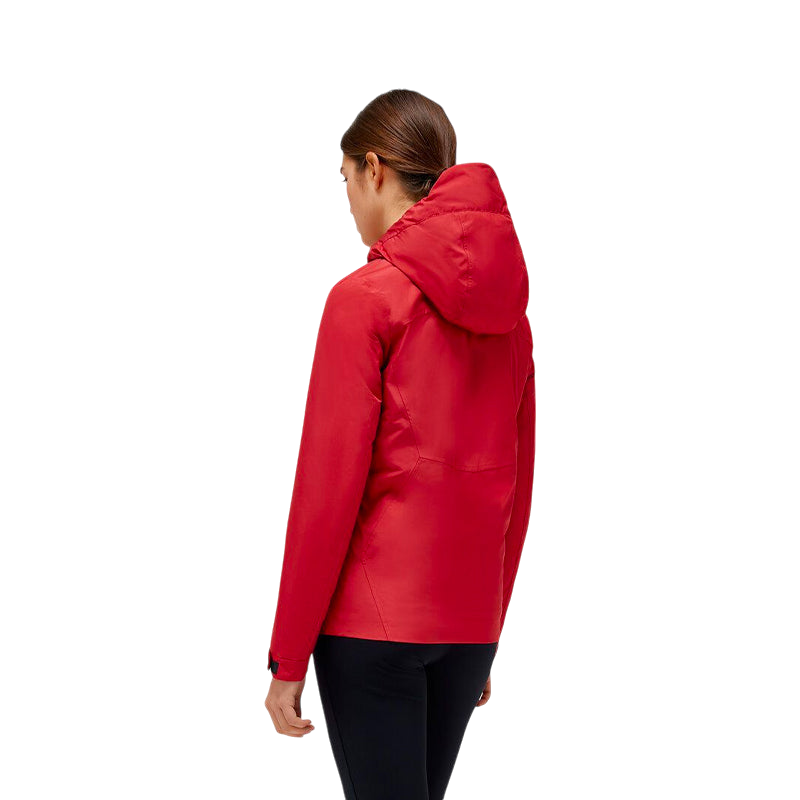 Cavalleria Toscana - Veste à capuche femme rouge coquelicot