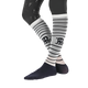 Pénélope - Chaussettes d’équitation concours rayé marine/crème (x2) | - Ohlala