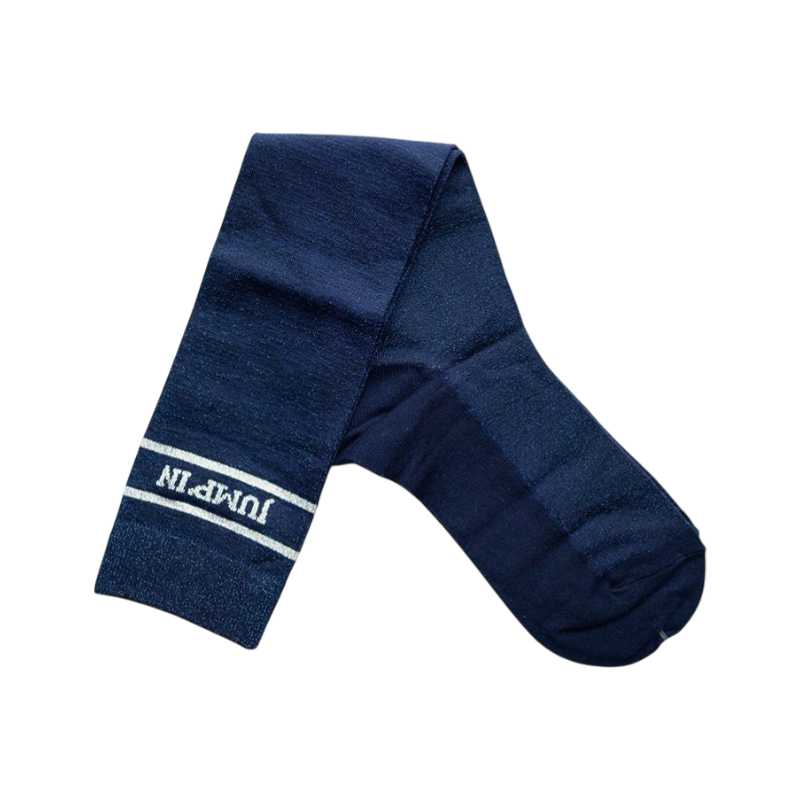 Jump'In - Chaussettes d'équitation Lurex marine | - Ohlala