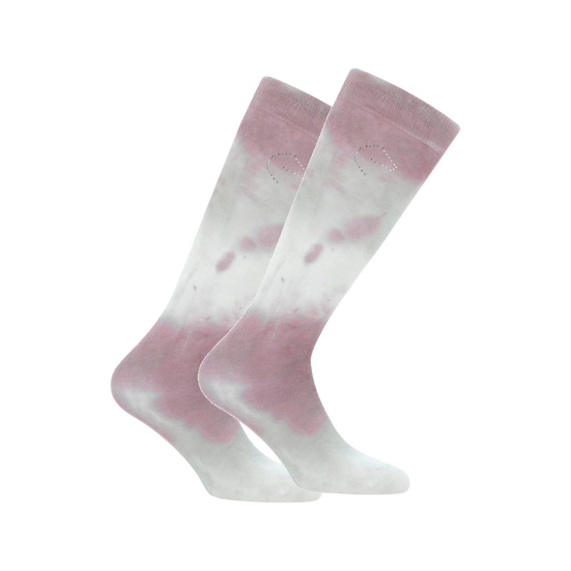 Equithème - Chaussettes d'équitation Havana mauve | - Ohlala