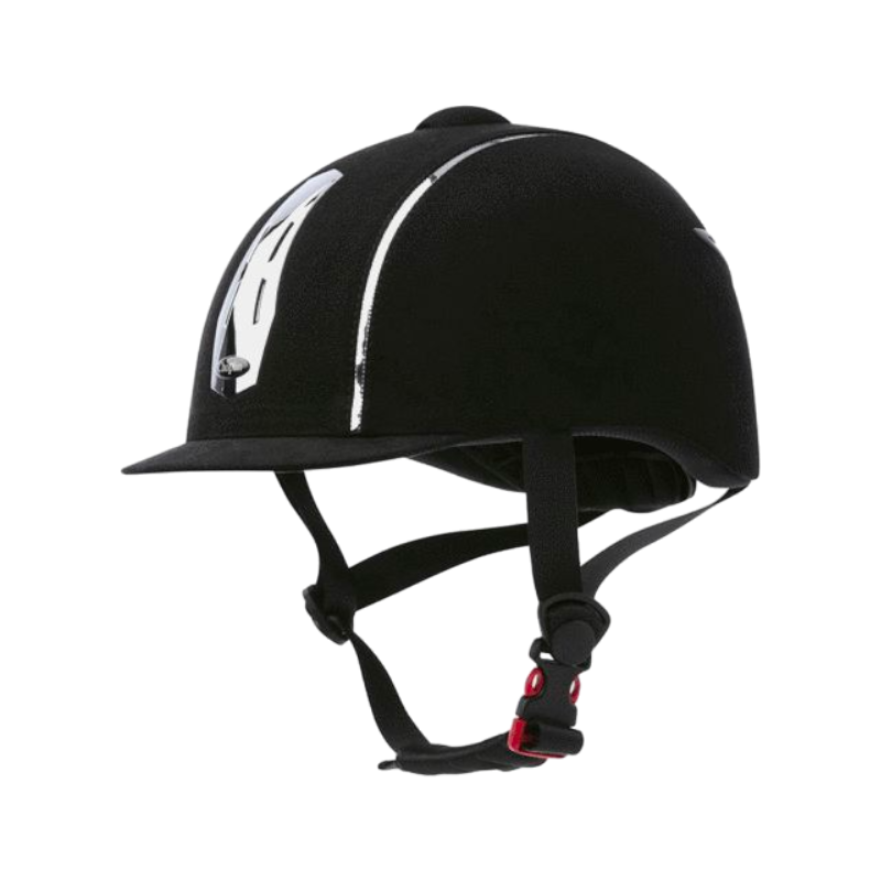 Choplin - Casque d'équitation Aero chrome réglable