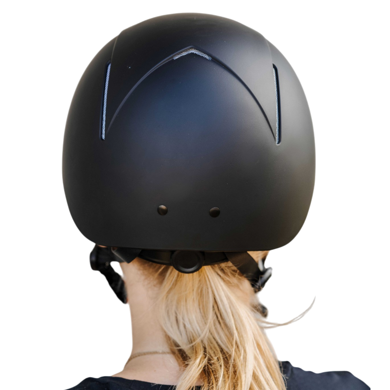 Choplin - Casque d'équitation Plume noir mat