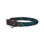 Canter - Hondenhalsband van touw bruin/groen | - Ohlala