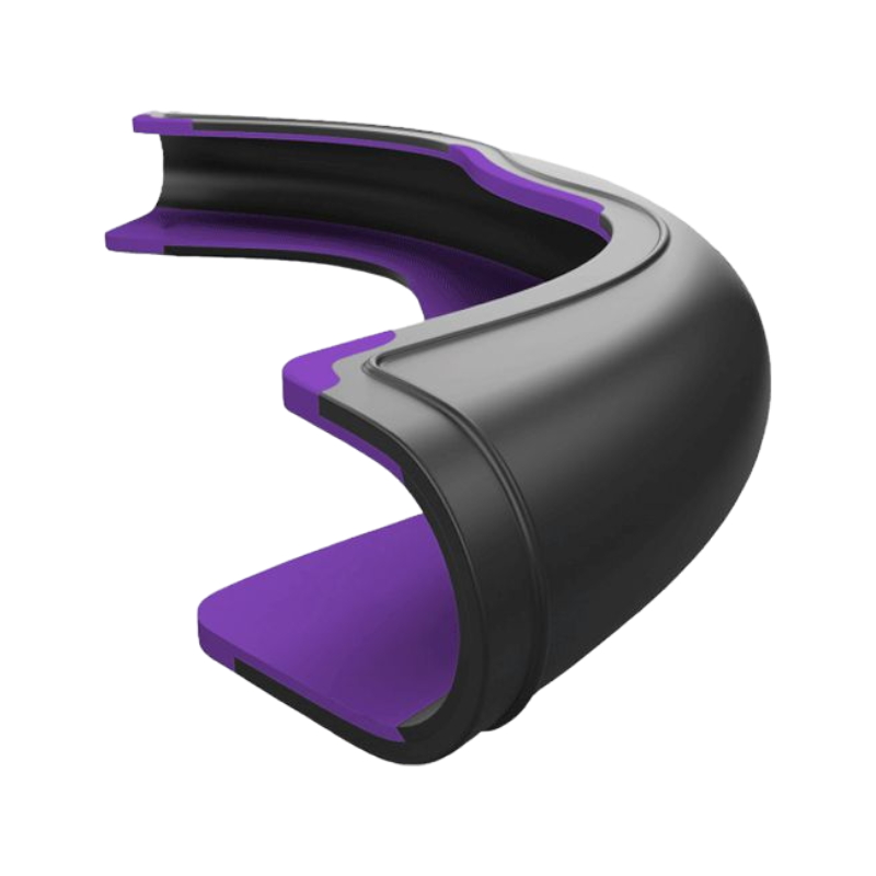 Compositi - Protection de selle Coleo Noir / Violet | - Ohlala