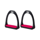 Compositi - Étriers Premium adulte Noir / Framboise | - Ohlala