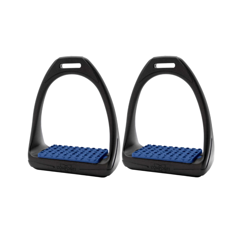 Compositi - Étriers Soft reflex noir/ denim | - Ohlala