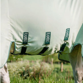 Horseware - Couverture anti-mouches Rambo Hoody XL vert sauge | - Ohlala