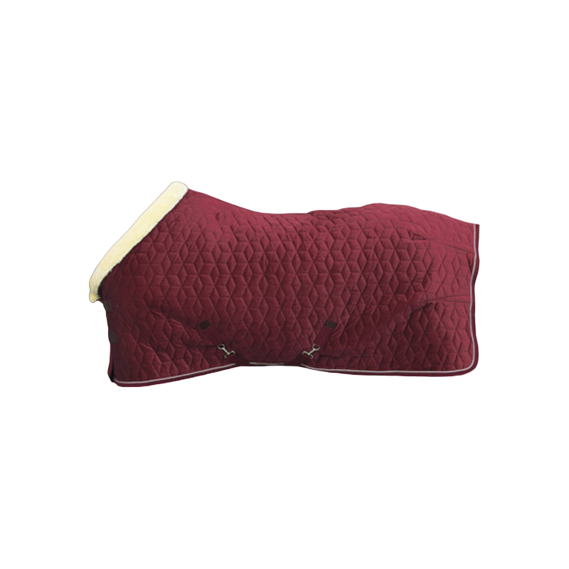 Kentucky Horsewear - Couverture de présentation velvet bordeaux 160g | - Ohlala