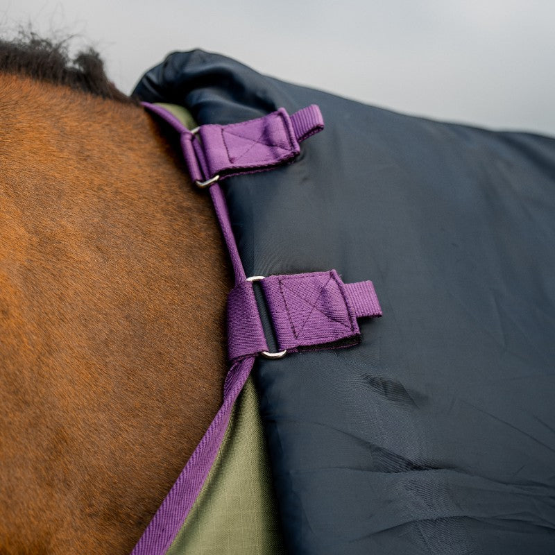 Horseware - Couverture d'extérieur Amigo Hero Ripstop Plus bramble/ winterberry 200g | - Ohlala