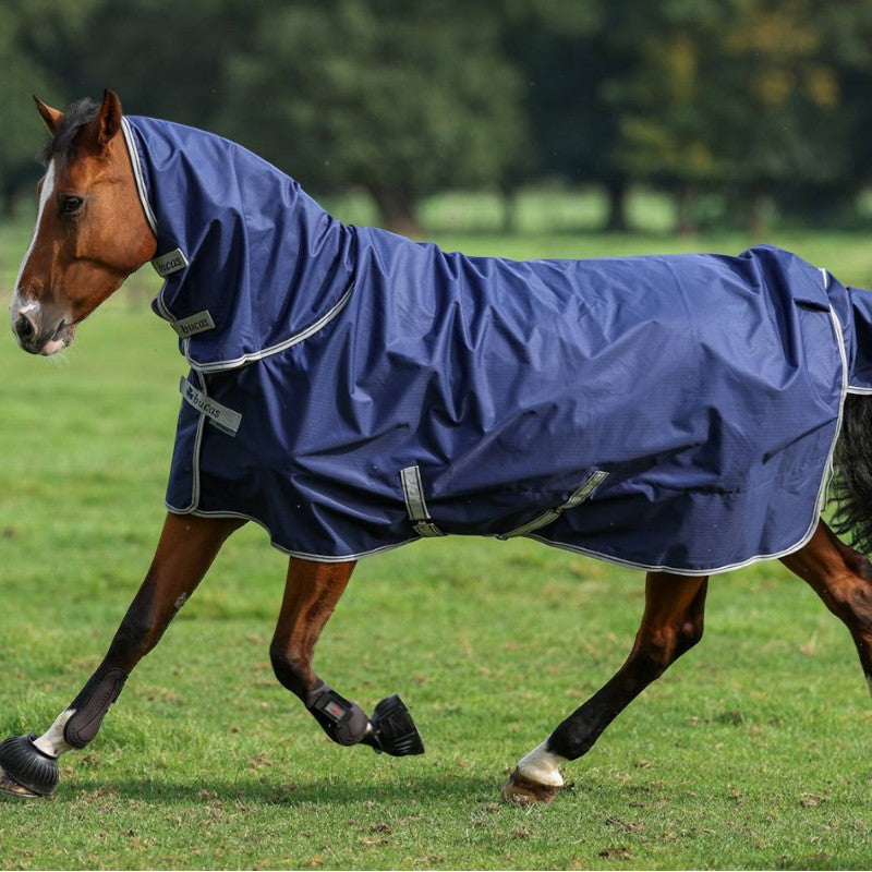 Bucas - Couverture d'extérieur Freedom Turnout & Neck 100 marine 100g