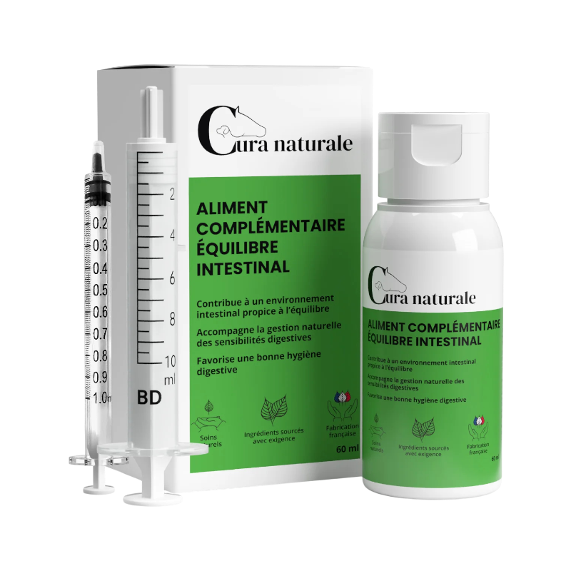 Cura Naturale - Complément alimentaire pour chevaux équilibre intestinal