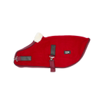 Diego & Louna - Teddy fleece hondendeken bordeaux | - Ohlala