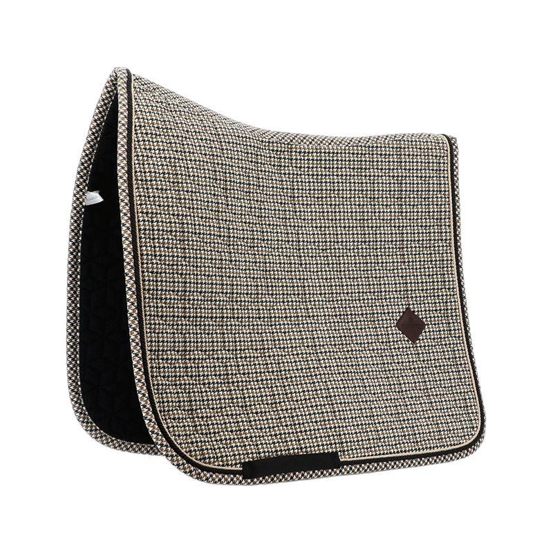 Kentucky Horsewear - Tapis de dressage Pied de Poule Brun | - Ohlala