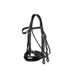 Dyon - Gelakt hoofdstel brede noseband Working by Dyon zwart | - Ohlala