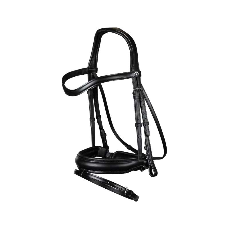 Dyon - Bridon muserolle combinée Pull-back New English Collection noir