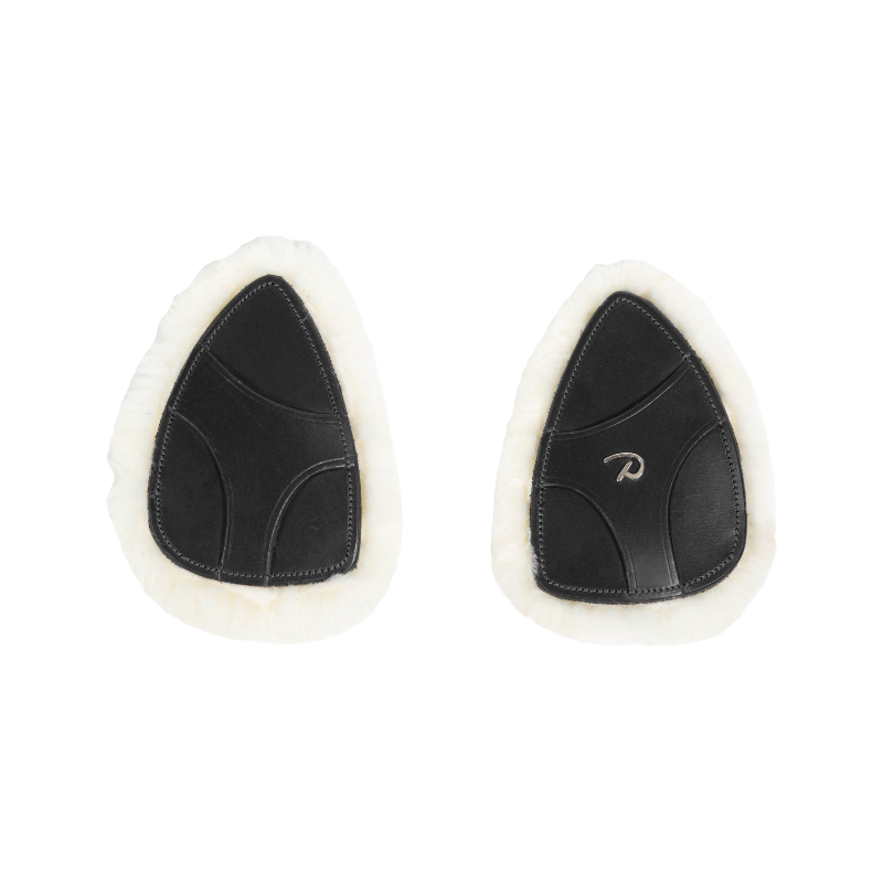 Dyon - Pad de protection en peau de mouton vegan collier de chasse 5 points New English Collection noir
