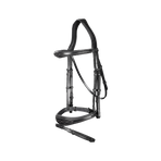 Dyon - Bridon muserolle combinée anatomique US Collection noir | - Ohlala