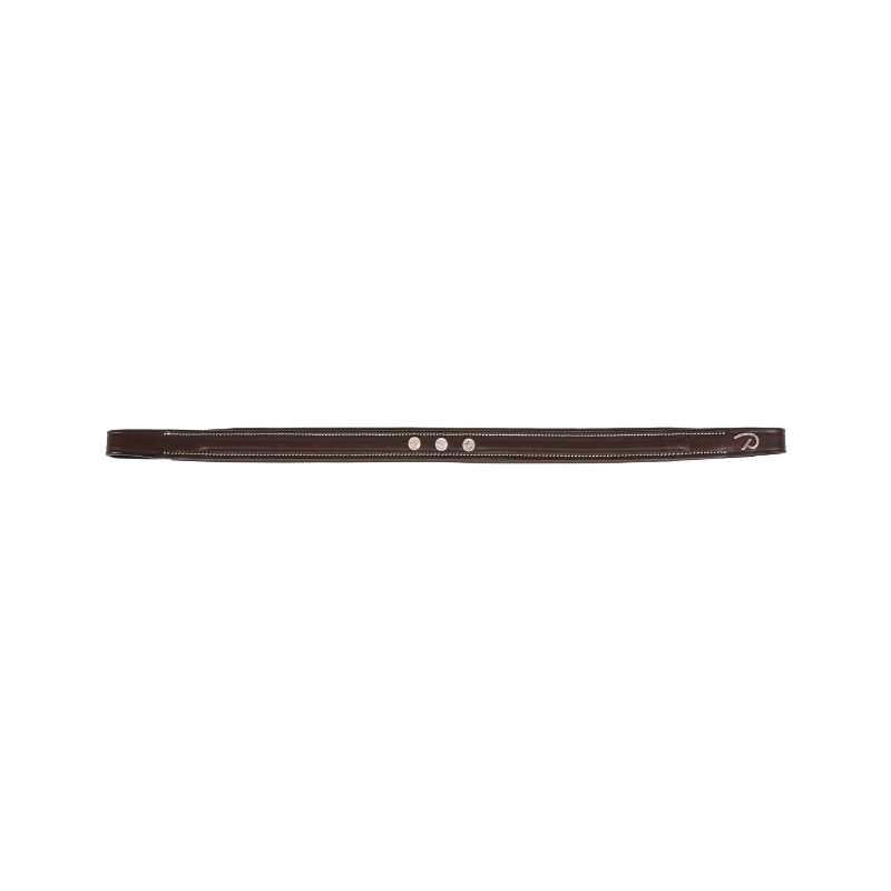 Dyon - Frontal droit 3 strass Diamant US Collection marron