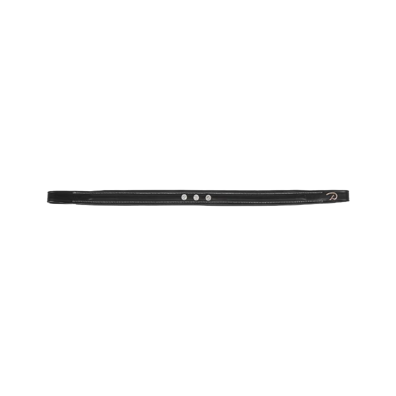 Dyon - Frontal droit 3 strass Diamant US Collection noir