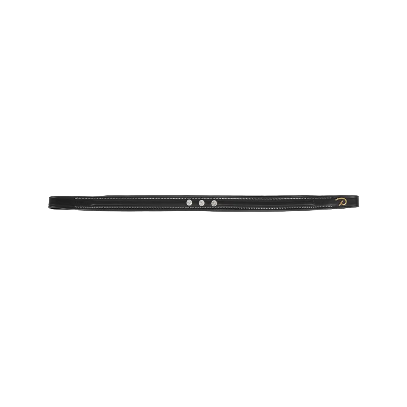 Dyon - Frontal droit 3 strass Diamant Dy'on Collection noir