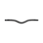 Dyon - Frontal en V Swarovski blanc New English Collection noir | - Ohlala