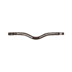 Dyon - Frontal en V demi Swarovski New English Collection brun | - Ohlala
