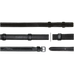 Dyon - Hunter grip teugels met 7 stoppers 5/8 (zonder stopper) New English Collection zwart | - Ohlala