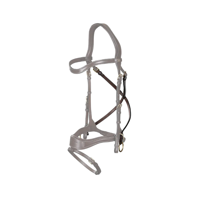 Dyon - Sous-gorge Cross Pull Strap pour bridon D motion D Collection brun