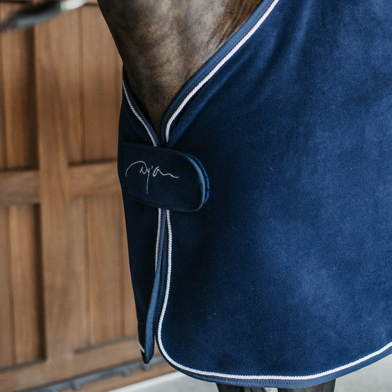 Dyon - Couverture polaire heavy Fleece Rug marine | - Ohlala