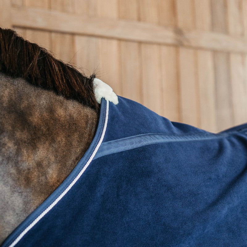 Dyon - Couverture polaire heavy Fleece Rug marine | - Ohlala
