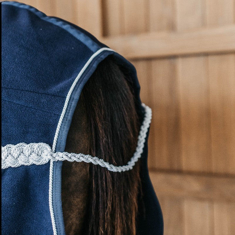 Dyon - Couverture polaire heavy Fleece Rug marine | - Ohlala