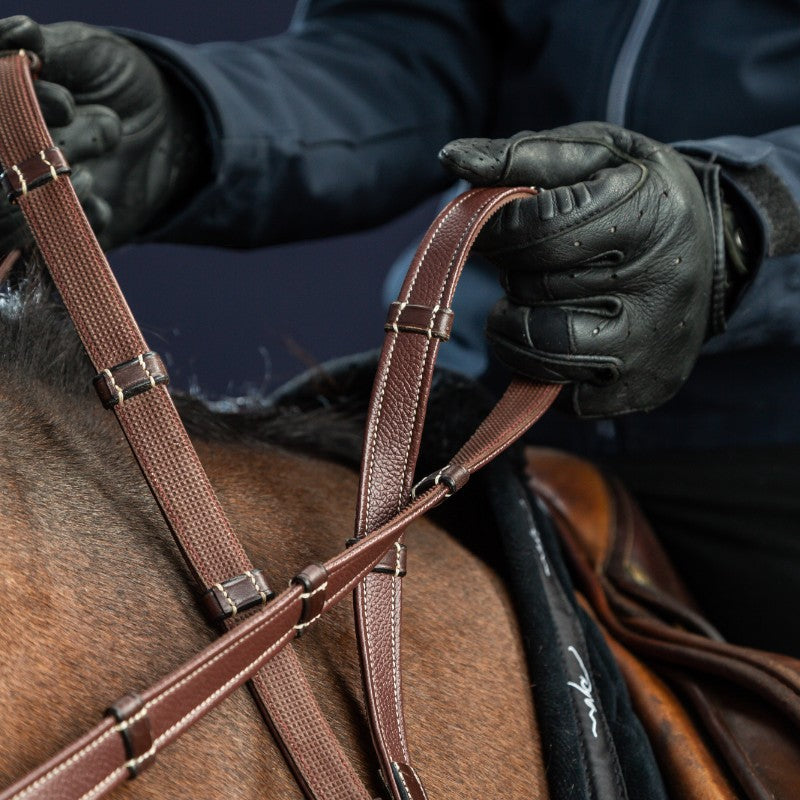 Dyon - Rênes Hunter 1/2 US Collection marron