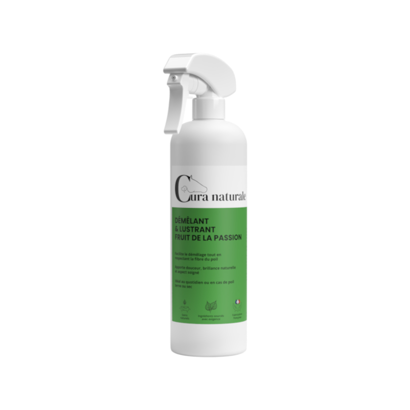 Cura Naturale - Démêlant et lustrant pour chevaux fruit de la passion