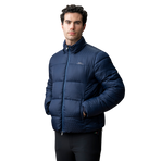 Horseware - Gewatteerde donsjack heren Quilo Monogram marine | - Ohlala