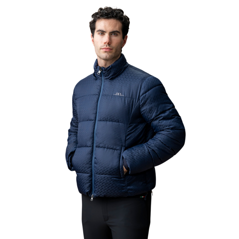 Horseware - Doudoune matelassé homme Quilo Monogram marine | - Ohlala