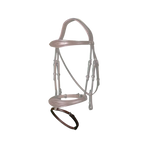 Dyon - Attache de noseband 4/8 New English Collection marron | - Ohlala