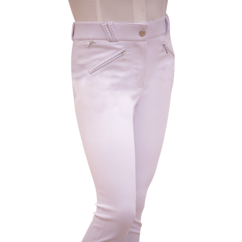 Eden by Pénélope - Pantalon d'équitation enfant New Romy blanc