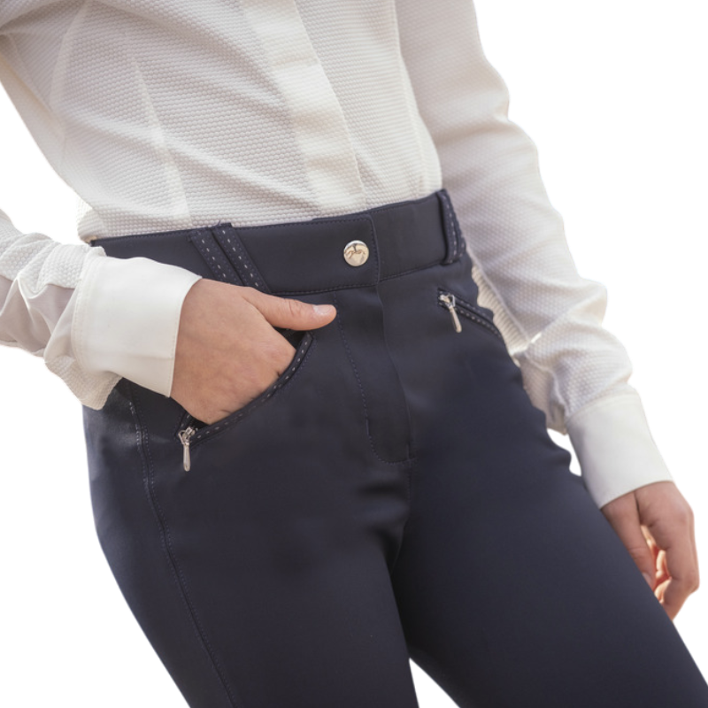 Eden by Pénélope - Pantalon d'équitation enfant New Romy marine