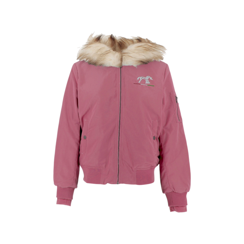 Eden by Pénélope - Bombers à capuche enfant Lyon vieux rose