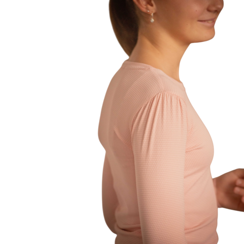 Eden by Pénélope - T-shirt manches longues enfant Techty Honey rose
